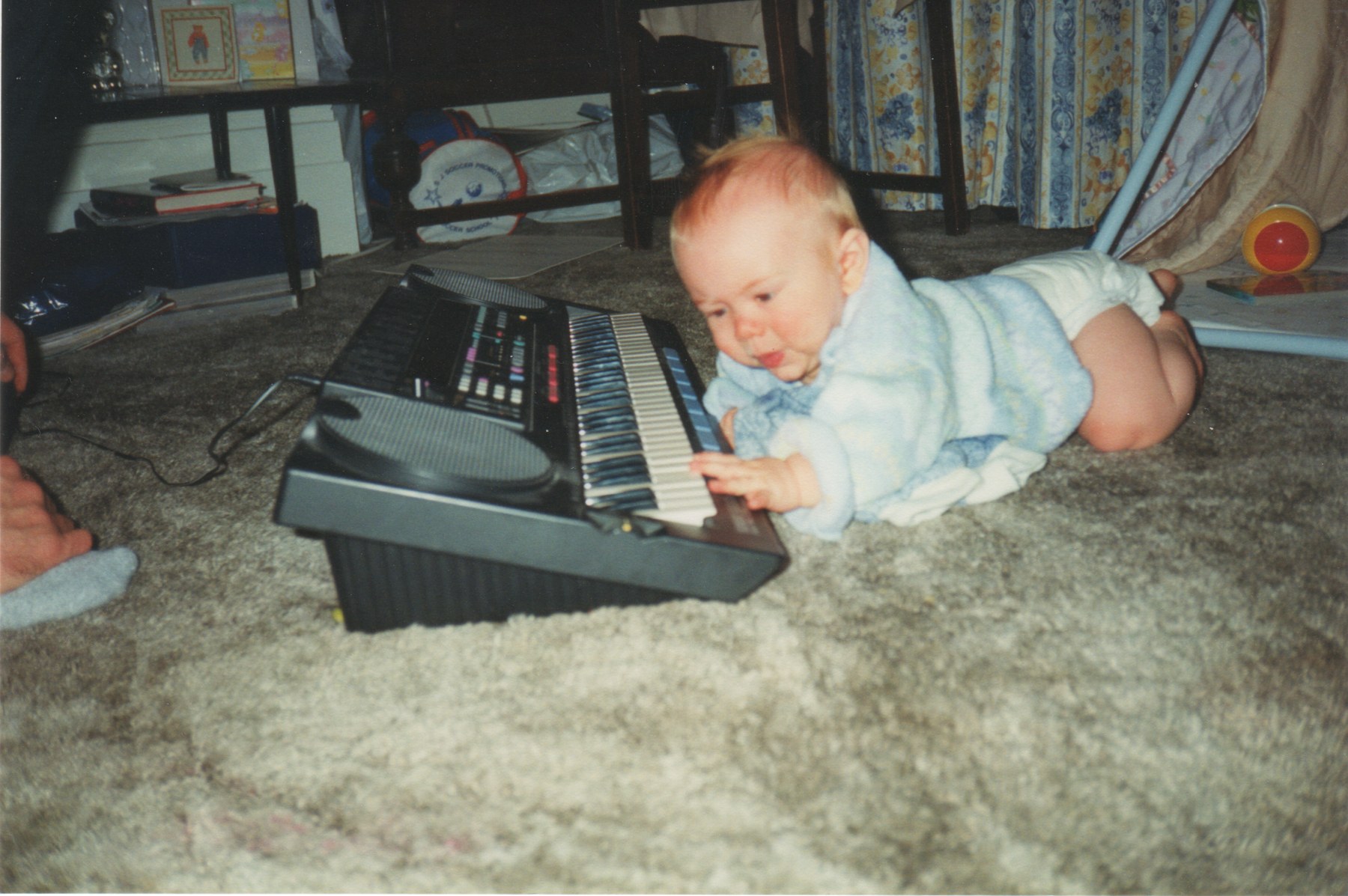 Young Amruze at the controls