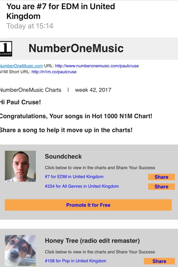 Original Music City track information sheet